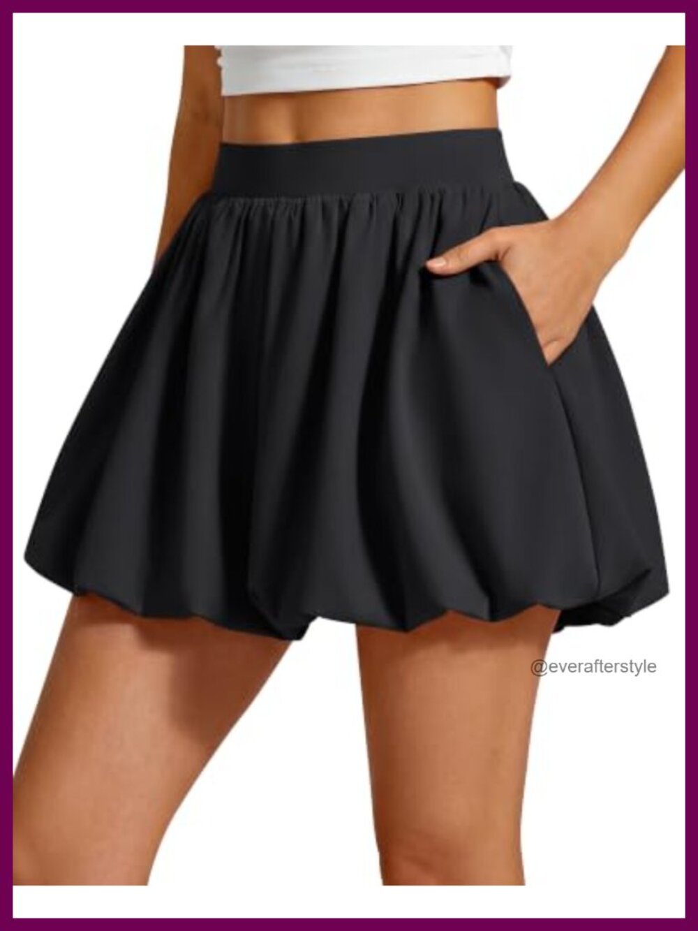 G4Free Chillwhisp Tennis Skort with 3 Pockets, Athletic Skort, Quick Dry